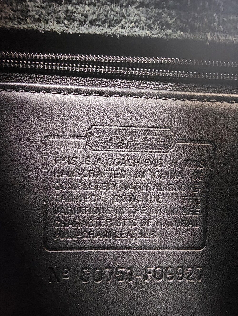 Coach Black Leather Willis Bag - Picture 12 of 13